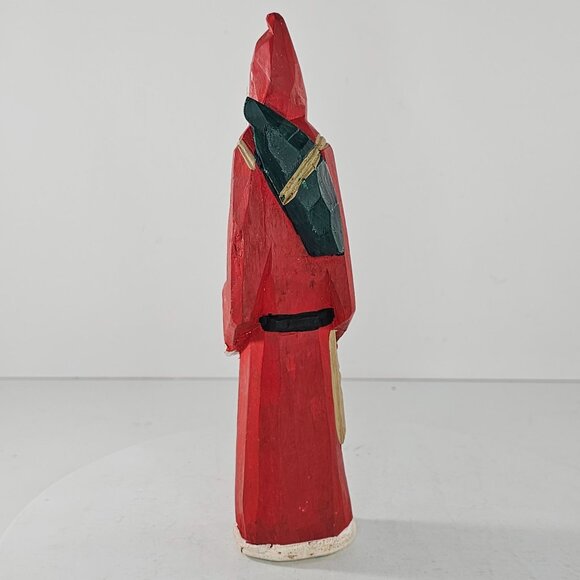 Vintage Midwest Of Cannon Falls Wooden Santa Claus Figurine Christmas 8" Tall - Picture 3 of 9